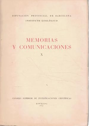 Seller image for Memorias y comunicaciones x for sale by Librera Cajn Desastre