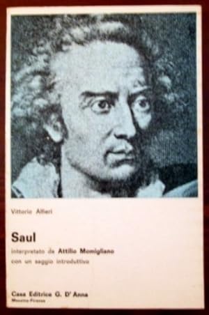 Immagine del venditore per Saul. Interpretato da Attilio Momigliano con un saggio introduttivo venduto da WeBuyBooks
