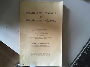 Image du vendeur pour Immunologie gnrale et immunologie mdicale mis en vente par JLG_livres anciens et modernes