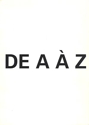 De A à Z