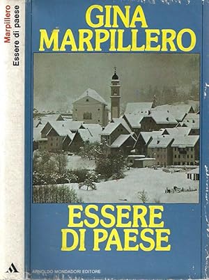 Bild des Verkufers fr Essere di paese zum Verkauf von Biblioteca di Babele