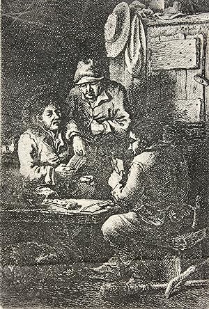 Imagen del vendedor de Bauerngenre, Kartenspieler a la venta por Dr. Cornelia Friedrichs