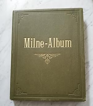 MILNE - ALBUM. Album mit 42 einmontierten privaten Original Photos mit Ansichten aus dem Neckarta...