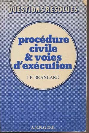 Seller image for Procdure civile & voies d'excution - Questions rsolues for sale by Le-Livre