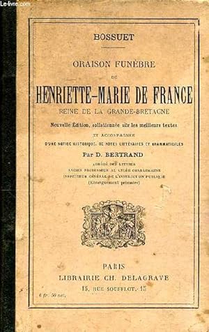 Seller image for Oraison funbre de Henriette-Marie de France for sale by Le-Livre