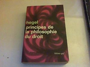 Image du vendeur pour Principes De La Philosophie Du Droit. mis en vente par JLG_livres anciens et modernes