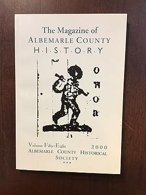 Seller image for The Magazine of Albemarle County History, Volume 58 for sale by Shadetree Rare Books