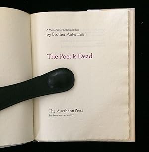 Imagen del vendedor de THE POET IS DEAD a la venta por Johnnycake Books ABAA, ILAB