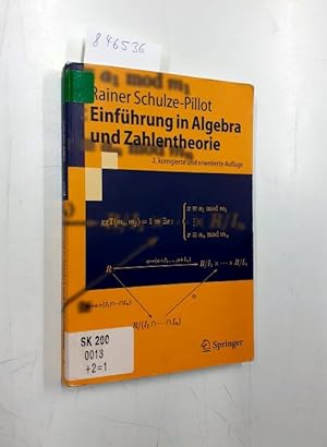 Immagine del venditore per Einfhrung in Algebra und Zahlentheorie venduto da Versand-Antiquariat Konrad von Agris e.K.