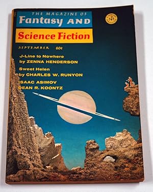 Seller image for Magazine of Fantasy & Science Fiction 1969 September for sale by Preferred Books