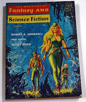 Imagen del vendedor de THE MAGAZINE OF FANTASY AND SCIENCE FICTION JULY 1963 a la venta por Preferred Books