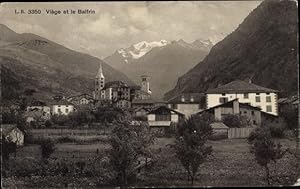 Ansichtskarte / Postkarte Visp Viège Kanton Wallis Schweiz, Balfrin