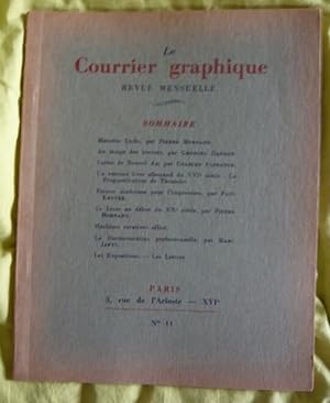 Le Courrier graphique - Revue mensuelle - N° 11 - Janvier 1938