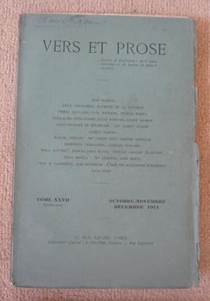 Vers et Prose Tome XXVII (octobre-novembre-décembre 1911)