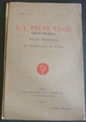 Imagen del vendedor de La Phalange n 86 - 8e anne a la venta por Librairie Sedon