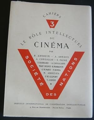 Seller image for Le rle intellectuel du cinma for sale by Librairie Sedon