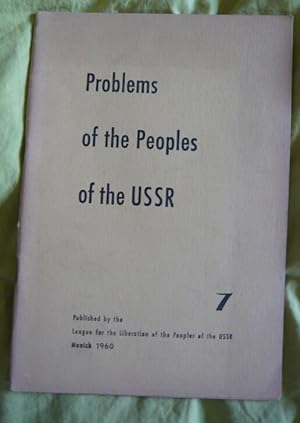 Imagen del vendedor de Problems of the Peoples of the USSR - Numro 7 a la venta por Librairie Sedon