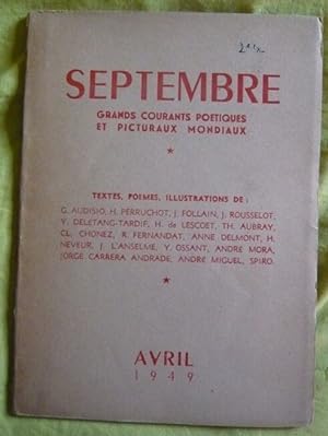 Septembre - revue de poésie et de littérature