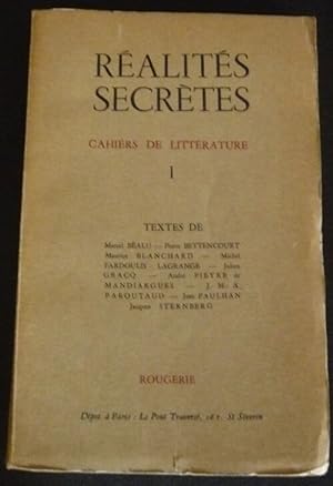 Réalités Secrètes - cahiers trimestriels de littérature
