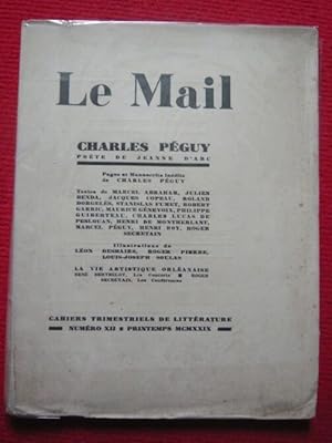 Image du vendeur pour Revue Le Mail - N 12 - Printemps 1929 - Charles Pguy pote de Jeanne d'Arc mis en vente par Librairie Sedon