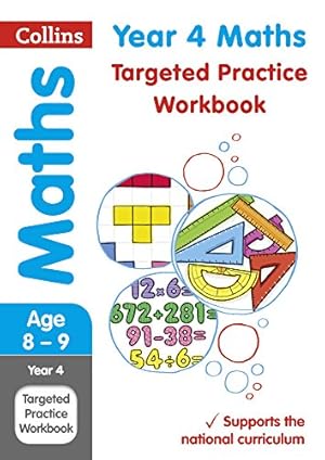 Seller image for Year 4 Maths Targeted Practice Workbook (Collins KS2 SATs Revision and Practice) by Collins UK [Paperback ] for sale by booksXpress