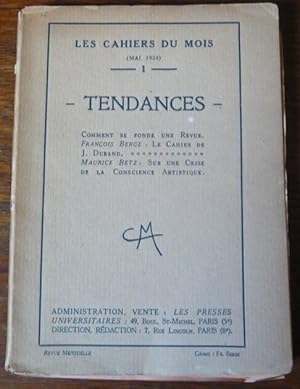 Tendances - Les Cahiers du Mois n°1