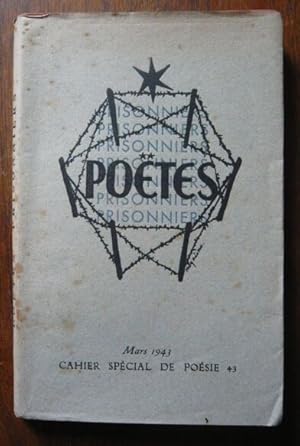 Imagen del vendedor de Potes prisonniers mars 1943 cahier spcial de posie a la venta por Librairie Sedon