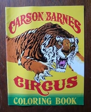 Carson & Barnes Circus coloring book