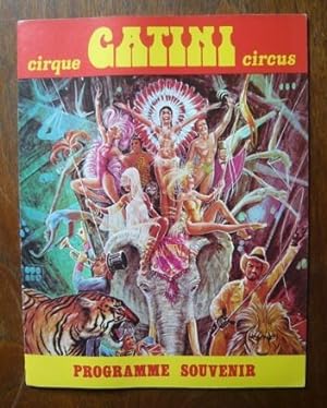 Programme souvenir du cirque Gatini Circus 1977