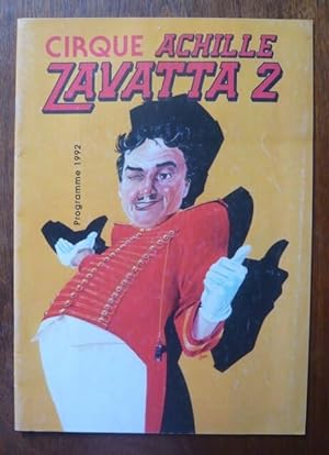 Image du vendeur pour Programme de cirque du cirque Achille Zavatta 2 (1992) mis en vente par Librairie Sedon
