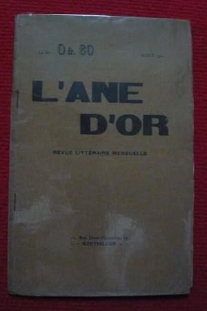 Bild des Verkufers fr L'ane d'or - N 13-14 - Aot 1922 - Revue littraire mensuelle zum Verkauf von Librairie Sedon