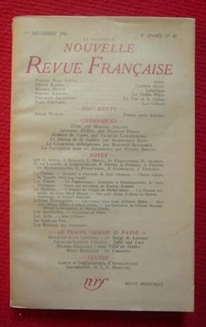 La Nouvelle Nouvelle Revue Française 4èmr année N° 48 - 1er Décembre 1956