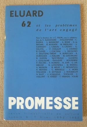Eluard 62 et les problèmes de l'art engagé - revue Promesse