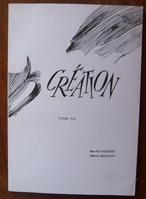 Création Tome XX (revue littéraire)