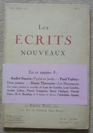 Image du vendeur pour Les Ecrits Nouveaux - tome II-n8 mis en vente par Librairie Sedon