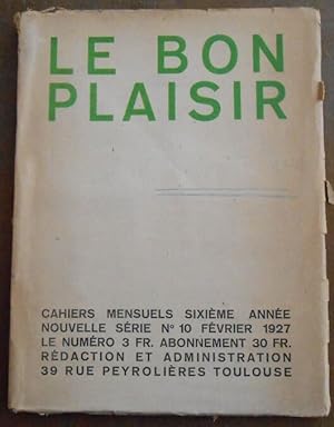 Le Bon Plaisir - nelle série n°10 – André Fontainas