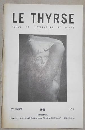 Le Thyrse n°1 revue de littérature et d’art
