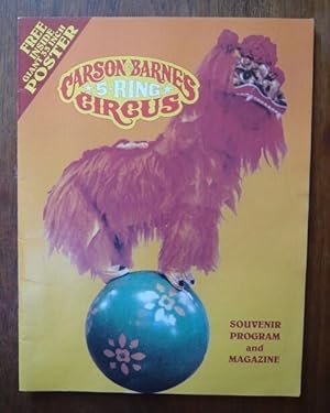 Programme de cirque de Carson & Barnes 5 Ring Circus (1998)