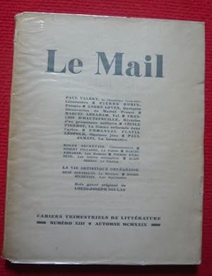 Imagen del vendedor de Revue Le Mail - N 13 - Automne 1929 - Paul Valry a la venta por Librairie Sedon