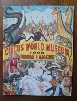 Programme de cirque Circus World Museum Baraboo Wi 1998