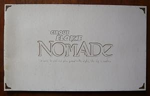 Programme du Cirque Éloize Nomade 2003