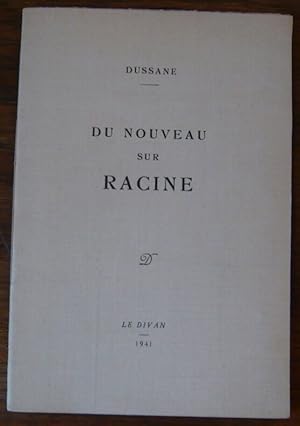 Du nouveau sur Racine