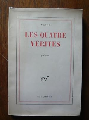 Les quatre vérités. Poèmes