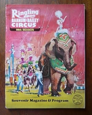 Programme de cirque de Ringling Bros and Barnum & Bailey Circus 98th season (1968)