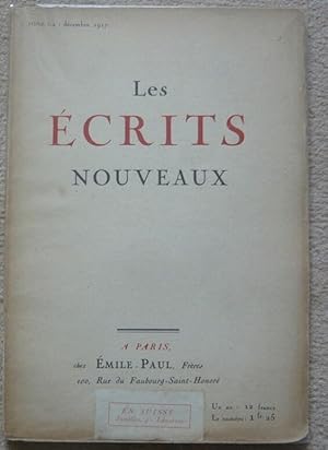 Les Ecrits Nouveaux - tome I-2