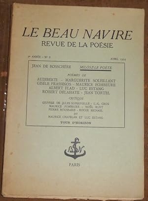 Immagine del venditore per Le Beau Navire n8 venduto da Librairie Sedon