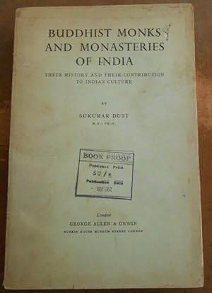 Immagine del venditore per Buddhist Monks and Monasteries of India ? their history and their contribution to Indian Culture venduto da Librairie Sedon