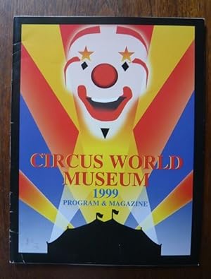 Programme de cirque Circus World Museum Baraboo Wi 1999