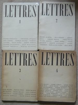 Bild des Verkufers fr Lettres - 1945 zum Verkauf von Librairie Sedon