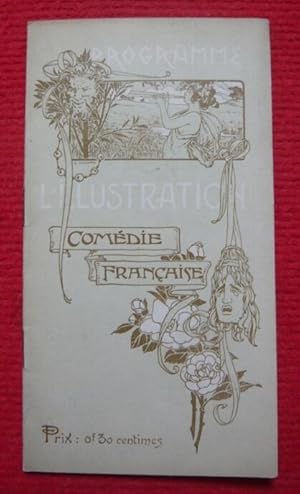 Programme officiel de théâtre de La Comédie Française du 26 janvier 1904